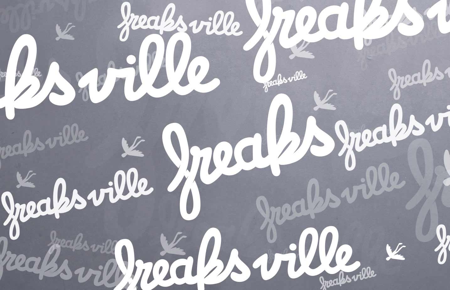 poster pattern background made for freaksville record
