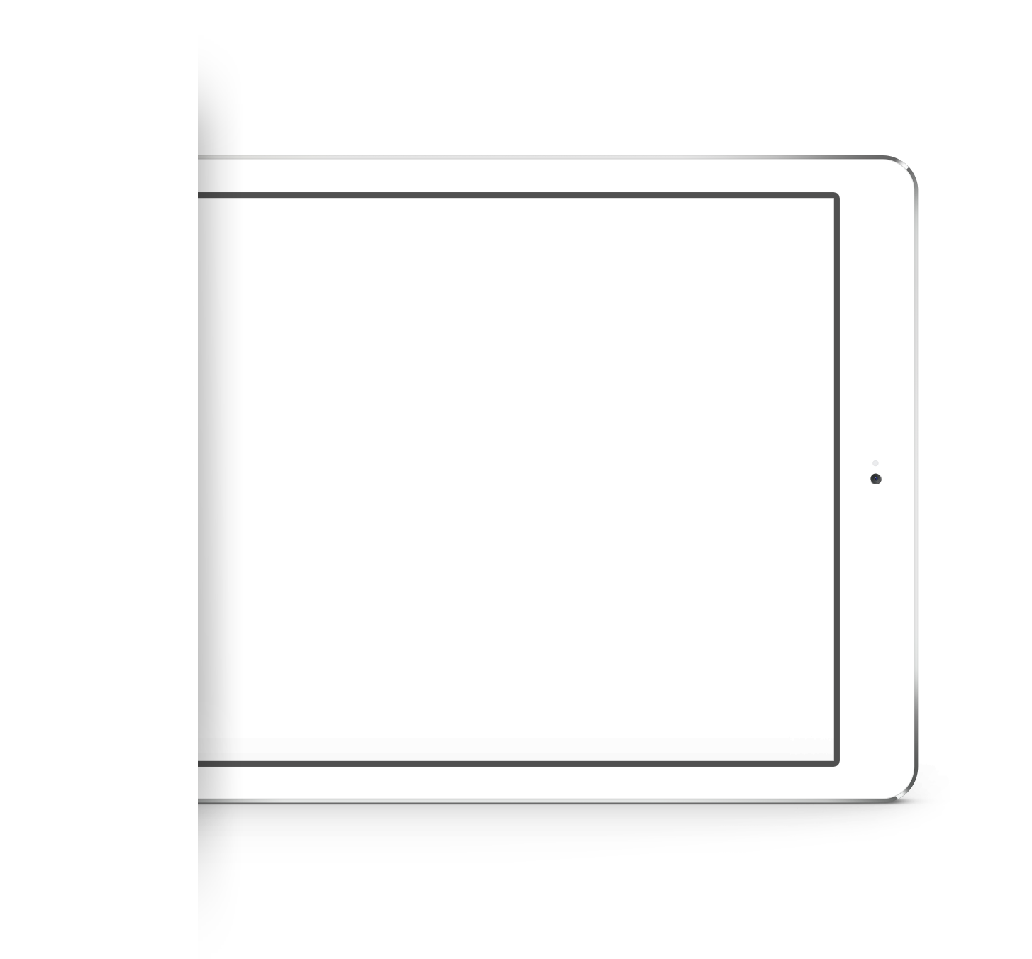 iPad mockup with demo video